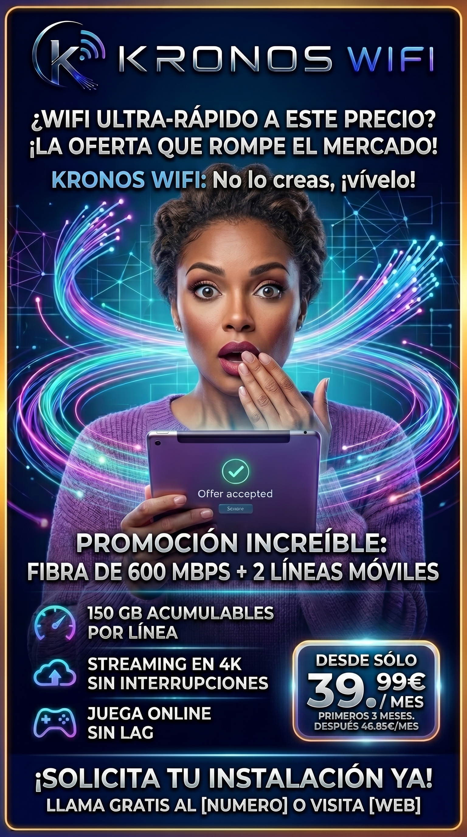 Promo Kronos WiFi 600 Mbps